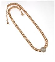 Collier Crivelli Femme GROUMETTE in Or rosé Diamante 0.6 Ct 23934132 - 23934132